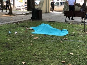 Bursa’da parkta acı son