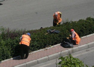 40 derece sıcakta ekmek mücadelesi