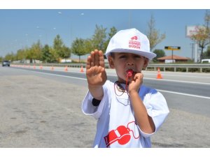 Bu bayram trafik miniklerden sorulacak