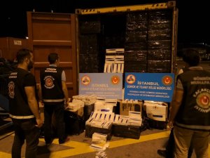 İstanbul’da kaçak sigara operasyonu