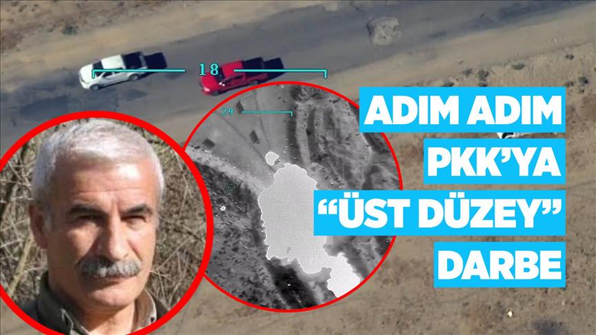 PKK'lı teröristin öldürülmesi anına ait  tarihi görüntüler