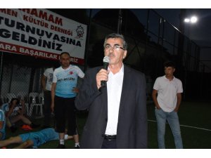 Halı saha turnuvasının şampiyonu Umut Bazlama oldu