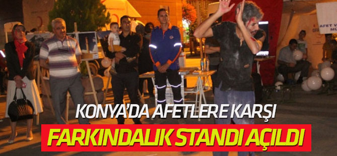 Konya'da 17 Ağustos Marmara Depremi Unutulmadı, Unutturulmadı