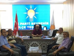 AK Parti İlçe Başkanı Şenol'a ziyaretler