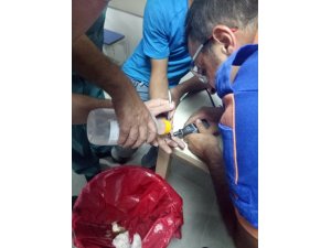 Sıkışan yüzüğü AFAD ekipleri çıkardı