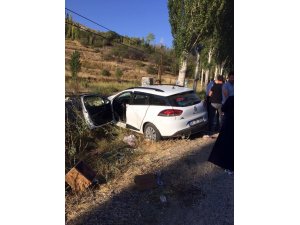 Bayram tatiline giden aile kaza yaptı: 6 yaralı