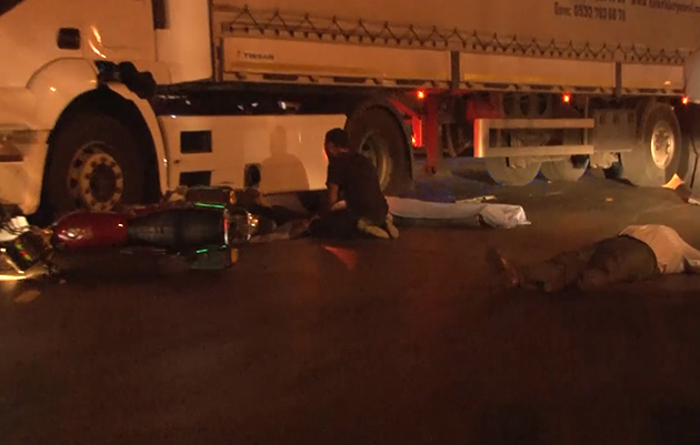Konya'da tır ile motosiklet çarpıştı: 2 ölü, 1 yaralı