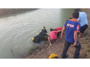 Serinlemek için sulama kanalına giren çoban boğuldu