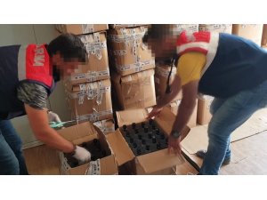 Jandarmadan sahte içki operasyonu