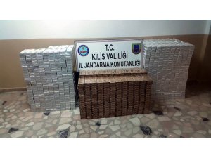 Kilis’te 18 bin paket kaçak sigara yakalandı