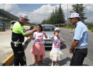 Isparta’da Kırmızı Düdük ve drone eşliğinde bayram trafiği denetimleri