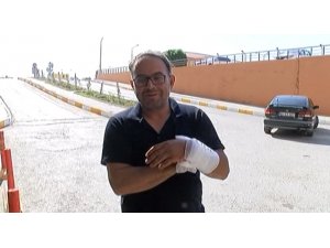 Acemi kasaplar hastaneye koştu