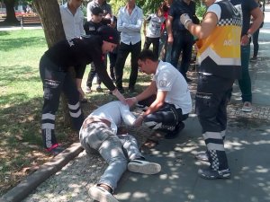 Bayram günü uyuşturucudan bayıldı