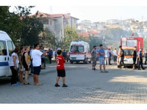 Çalılık alanda çıkan yangın 10 dönümlük araziyi küle çevirdi