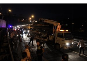 TEM’de 9 araç birbirine girdi: 6 yaralı