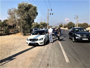 Datça’da polis ve jandarmadan ortak bayram denetimi