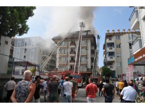 Antalya’da otelde yangın paniği