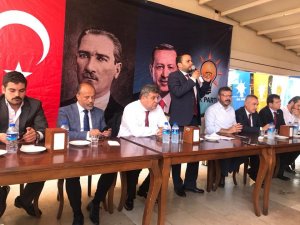 Aydın AK Parti bayramlaşmada bir ara geldi