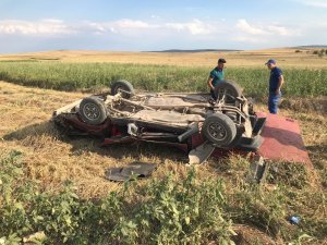 Atıntaş’ta trafik kazası: 1 yaralı