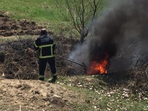 Kırıkkale’de yangın