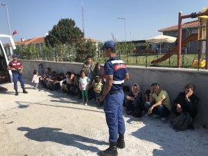 Çanakkale'de 48 düzensiz göçmen yakalandı