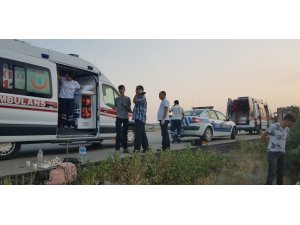 Ters dönen araçtan sağ çıktılar: 4 yaralı