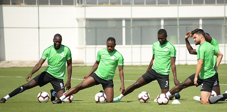 Atiker Konyaspor taktik çalıştı