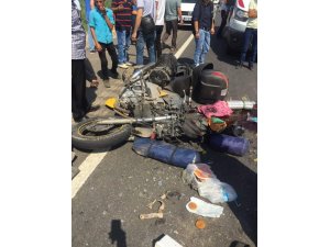 Nusaybin’de trafik kazası: 1 yaralı