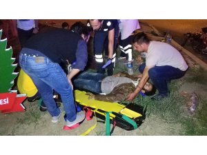 Kaza yapınca aracına çarpan motosikletteki şahıslar akrabası çıktı