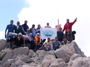 Huğlu'da dağcılar sezonu açtı