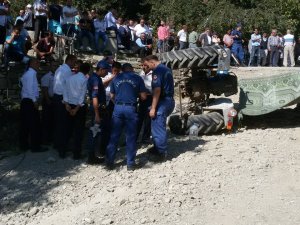 Sinop’ta traktör kazası: 1 ölü