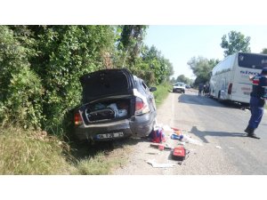 Sinop’ta trafik kazası: 1 yaralı