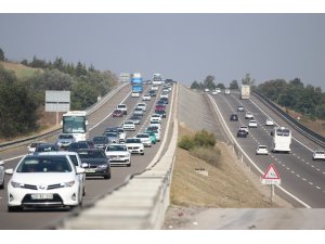 Tatilciler dönüş yolunda