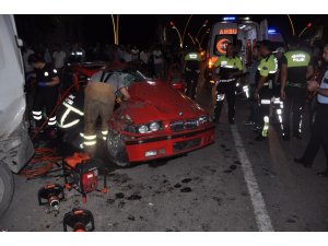 Uşak’ta trafik kazası: 1 ölü, 2 ağır yaralı