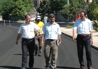 Selçuklu'da asfalt çalışmaları