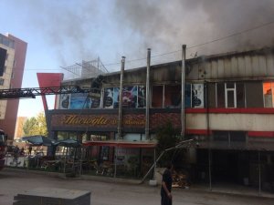 Düğün salonunda korkutan yangın