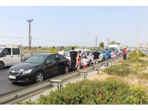 Antalya’da zincirleme kaza: 1 yaralı