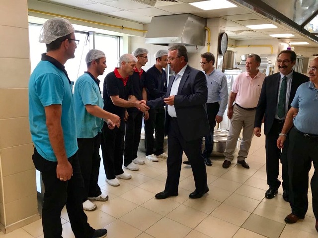 Başkan Hançerli personel ile bayramlaştı