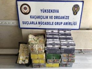 Hakkari’de kaçakçılık operasyonu