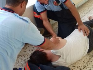 Nusaybin’de evde çıkan yangında bir kişi zehirlendi