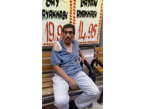 Akciğer kanseri adam oğluyla gittiği markette darp edildi