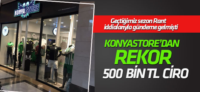 Konyastore rekor kırdı