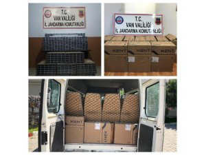 Jandarma, 3 ayrı operasyonda 10 bin 650 paket kaçak sigara ele geçirdi