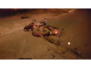 Ters yön motosikletlinin sonu oldu