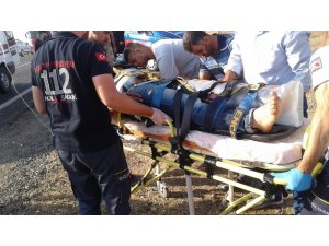Şanlıurfa’da otomobiller çarpıştı: 5 yaralı
