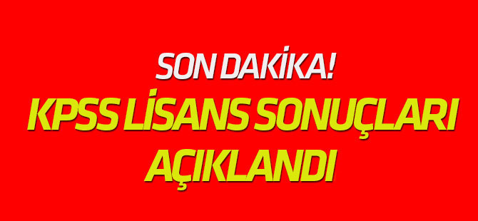 ÖSYM Tarafından 2018-Kamu Personel Seçme Sınavı (Kpss) Lisans Sonuçları Açıklandı.