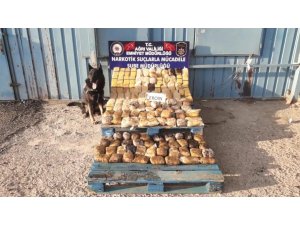 Ağrı'da bir tırda 73 kilogram eroin ele geçirildi