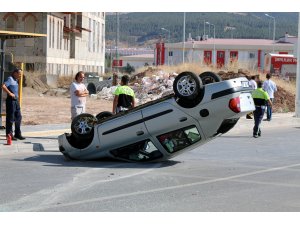 Sivas'ta trafik kazası: 1 yaralı