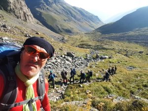 Hakkari CİSAD üyeleri 3932 rakımlı Kaçkar dağına tırmandılar