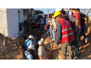 İnşaat alanında göçük: 2 yaralı